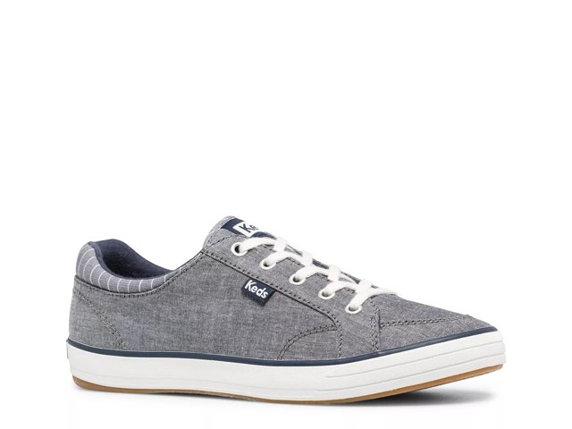 Keds Center II Dark Grey Chambray Sneakers WF65938 