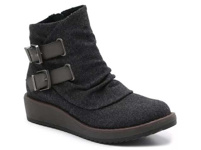 Blowfish Malibu Cocoa Wedge Bootie - Free Shipping | DSW