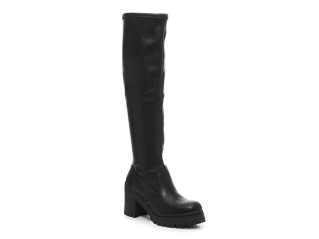 Madden girl hot sale knee high boots