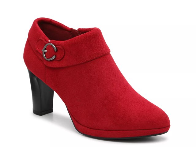 Red booties dsw top