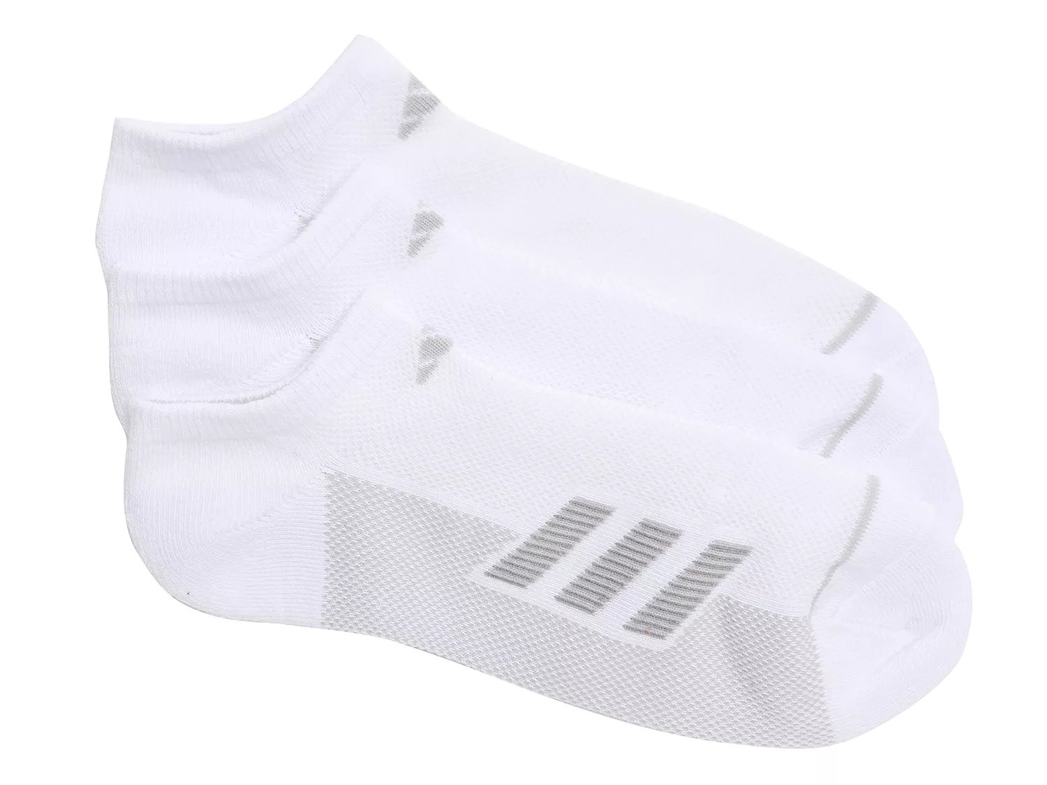 adidas Superlite Men's No Show Socks 3 Pack Free Shipping DSW