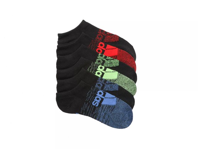 adidas Superlite Kids No Show Socks 6 Pack Free Shipping DSW