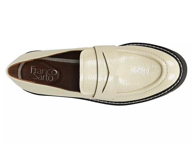 Franco sarto suede cheap loafers with keeper