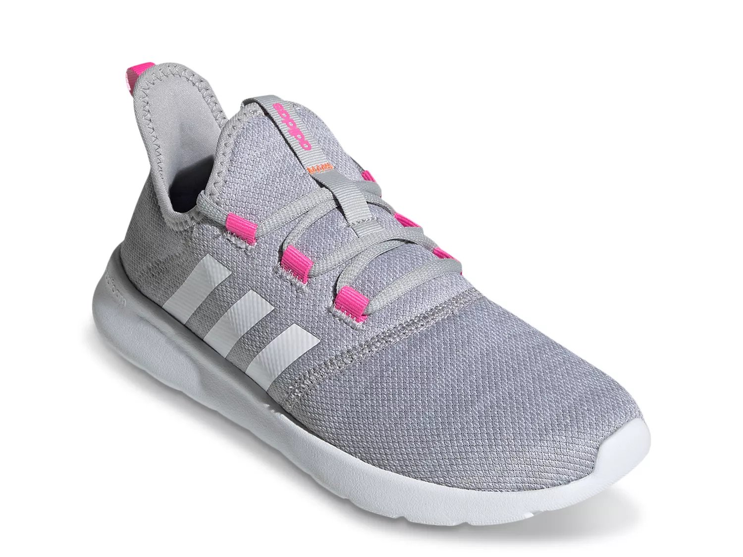 Adidas cloudfoam shop grey and pink