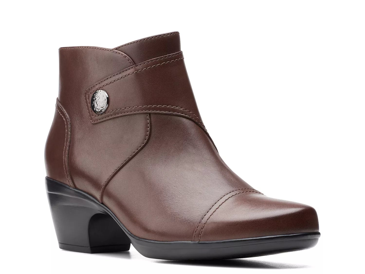 clarks emslie monet heeled ankle boot