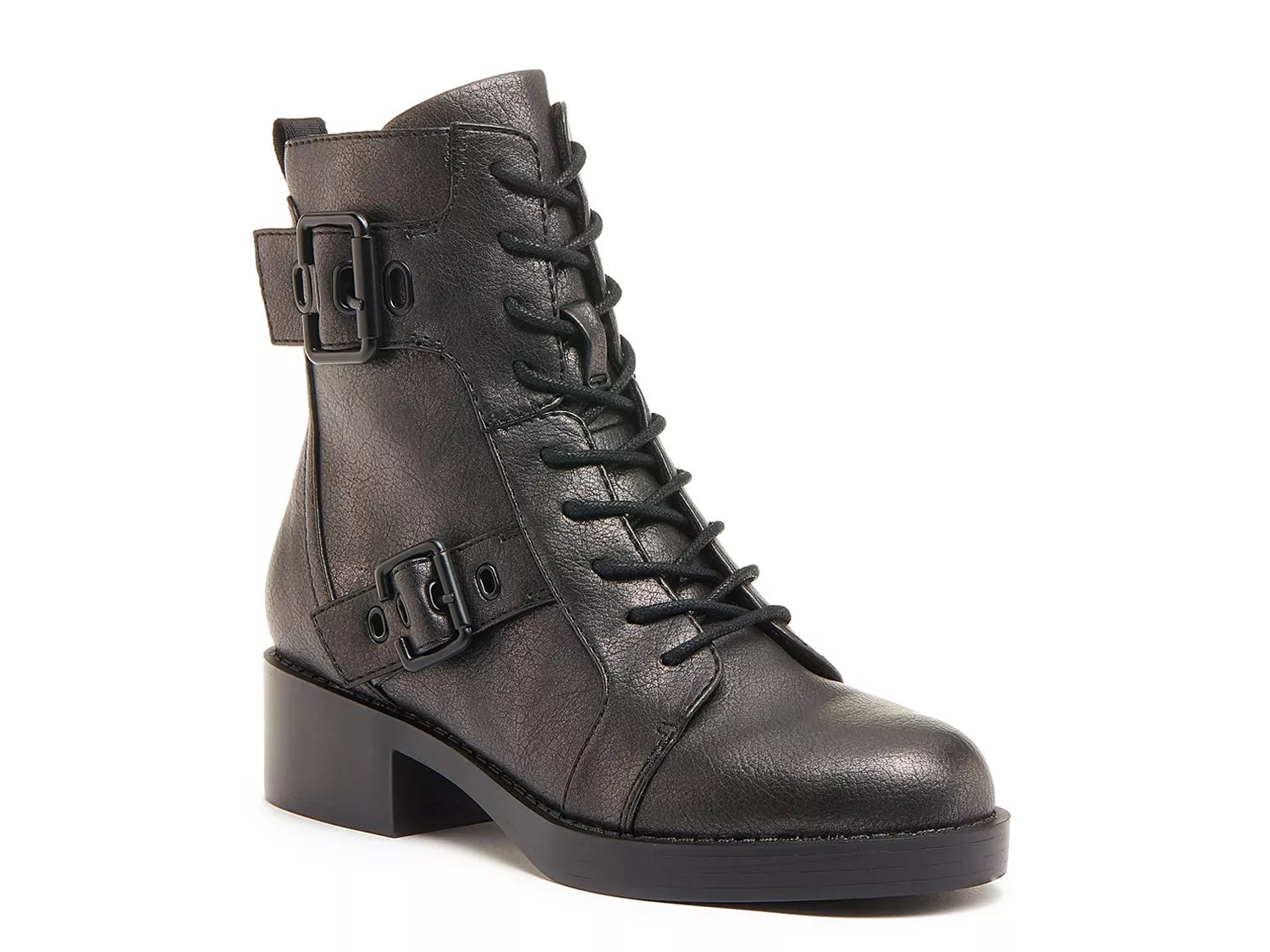 guess black boots dsw