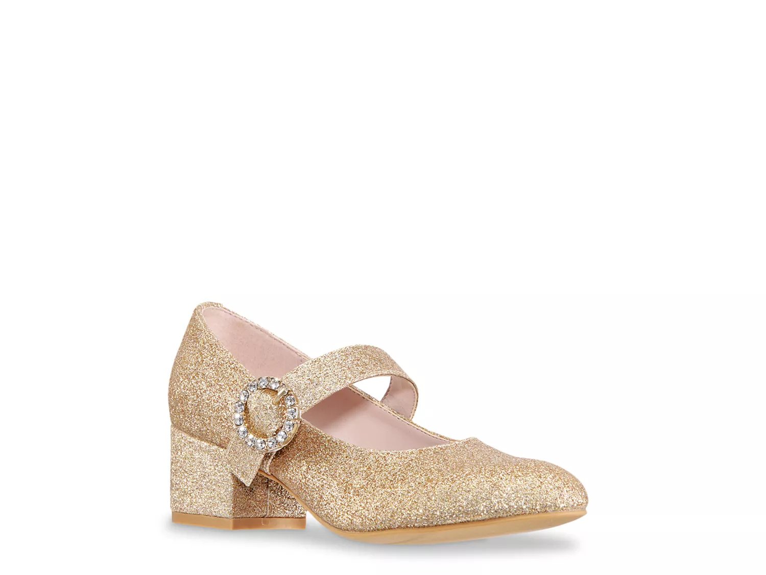 gold high heels dsw