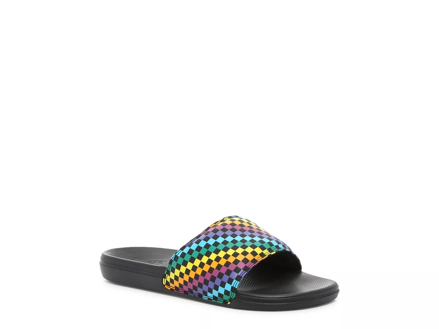 Vans shop rainbow slides