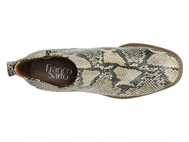 franco klora block heel bootie