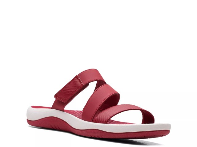 Clarks Sunmaze Coast Slide Sandal Free Shipping DSW