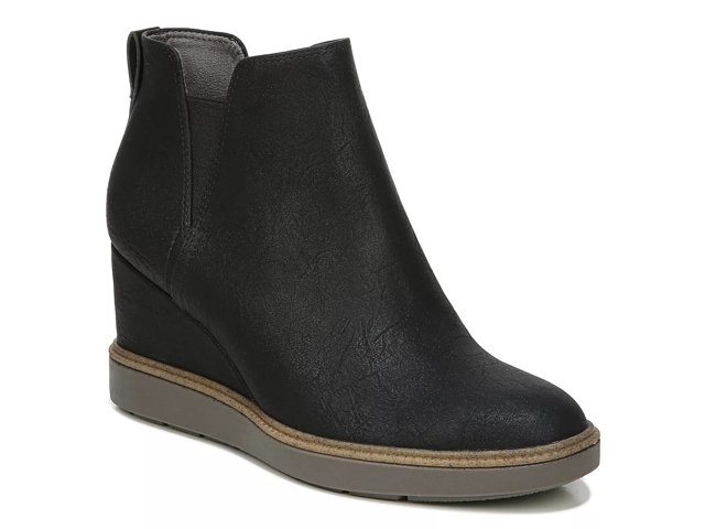 Dsw black wedge booties on sale
