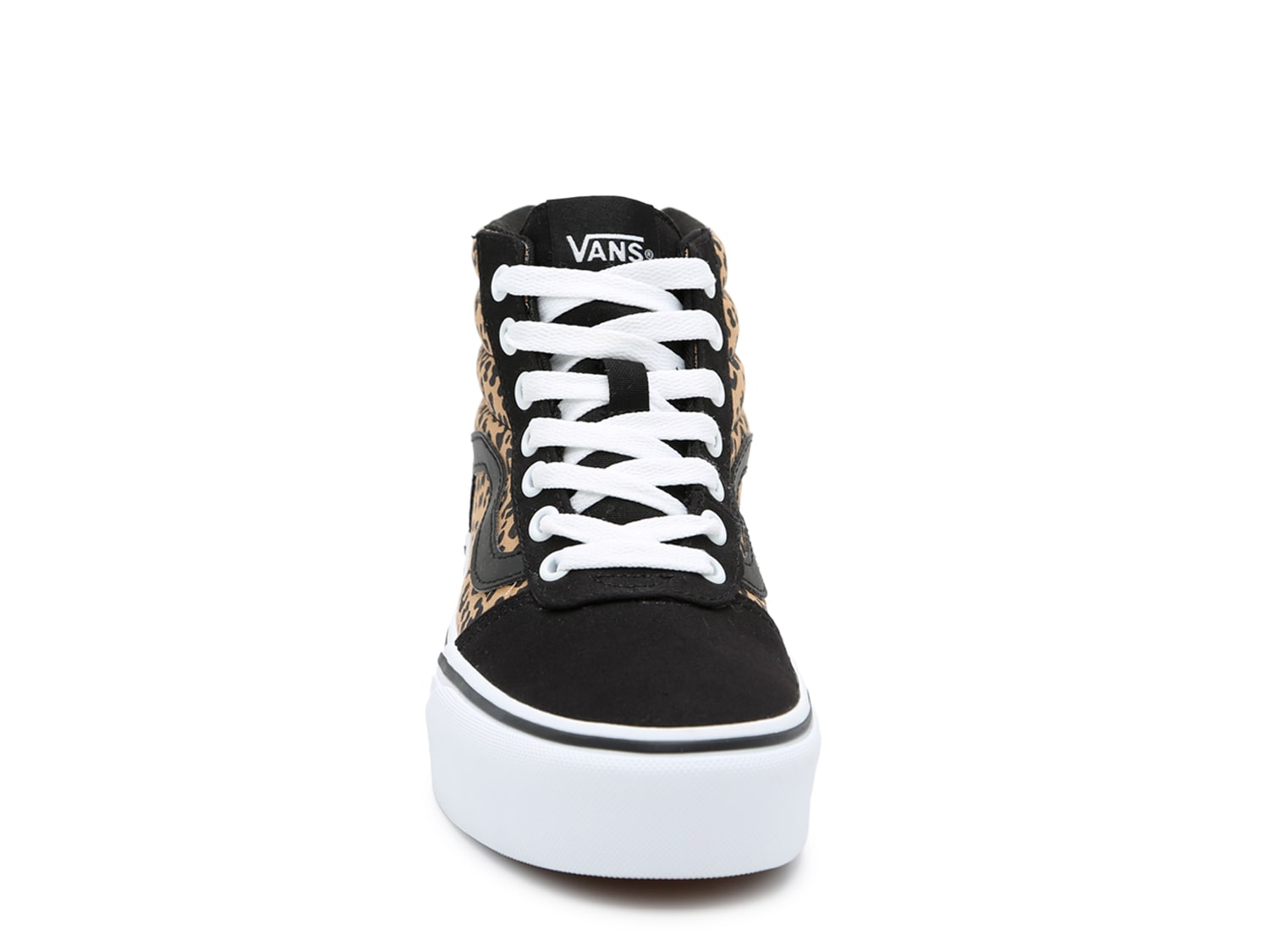 vans ward platform sneaker leopard