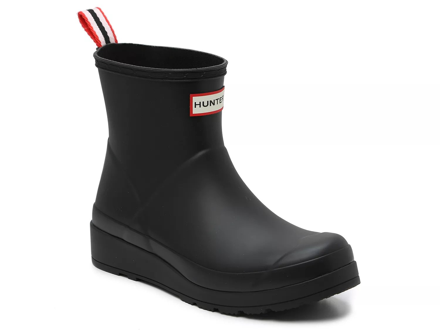 little black rain boots