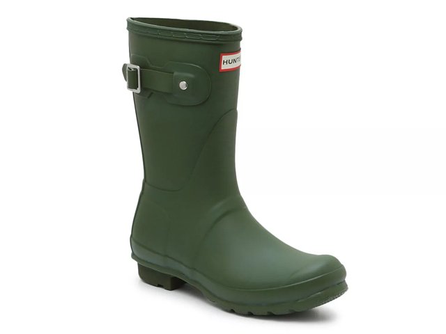 HUNTER Original Short Matte Rain Boot - Women's - Free Shipping | DSW