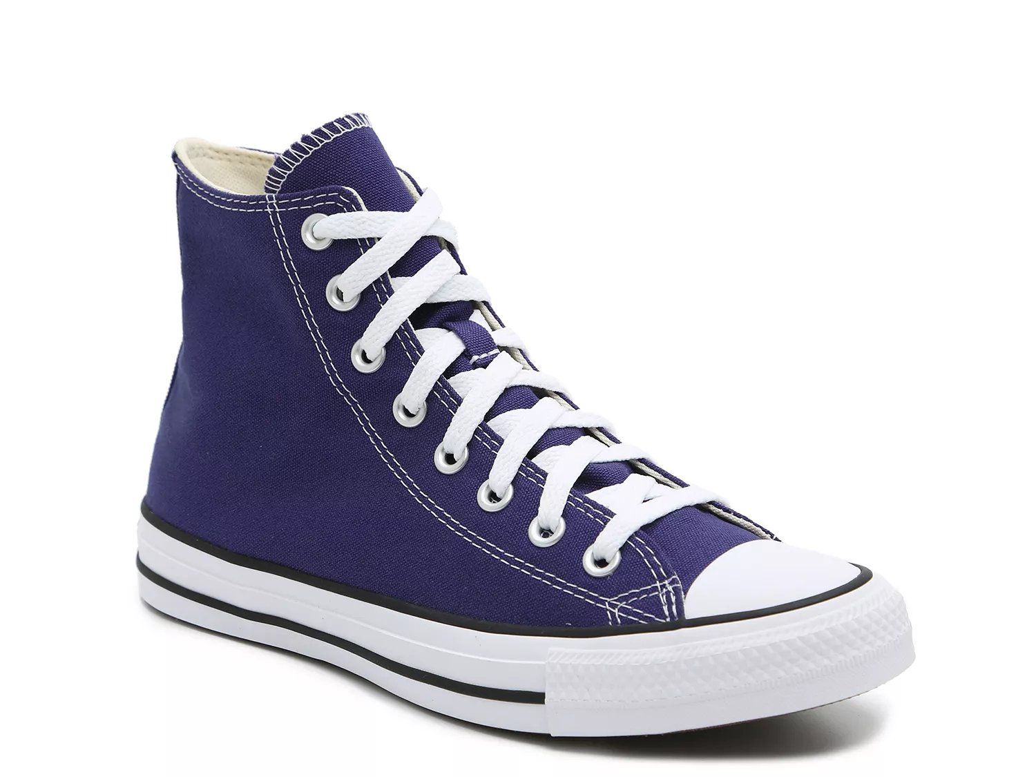 purple high top tennis shoes