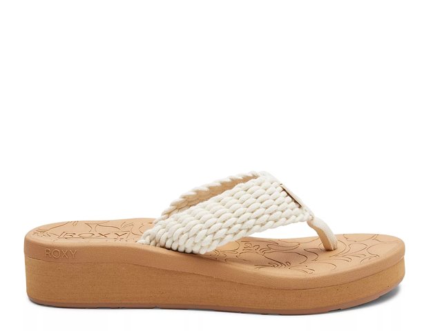 Roxy Caila Wedge Flip Flop | DSW