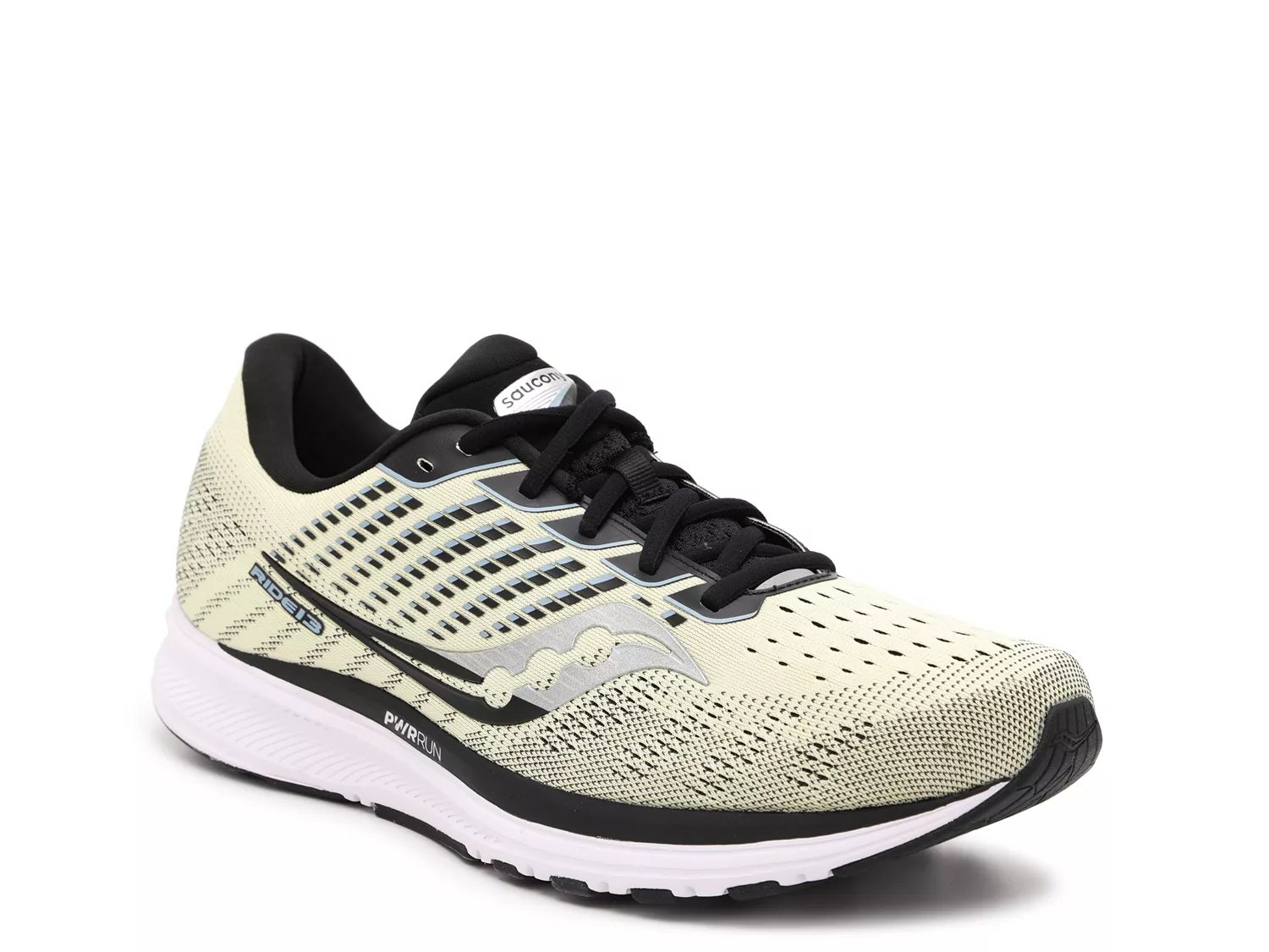 green saucony trainers