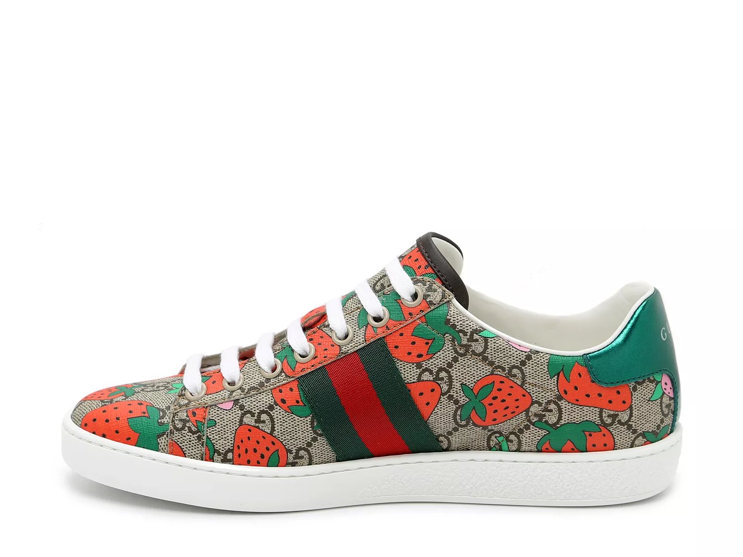 gucci new ace webbed low top sneaker