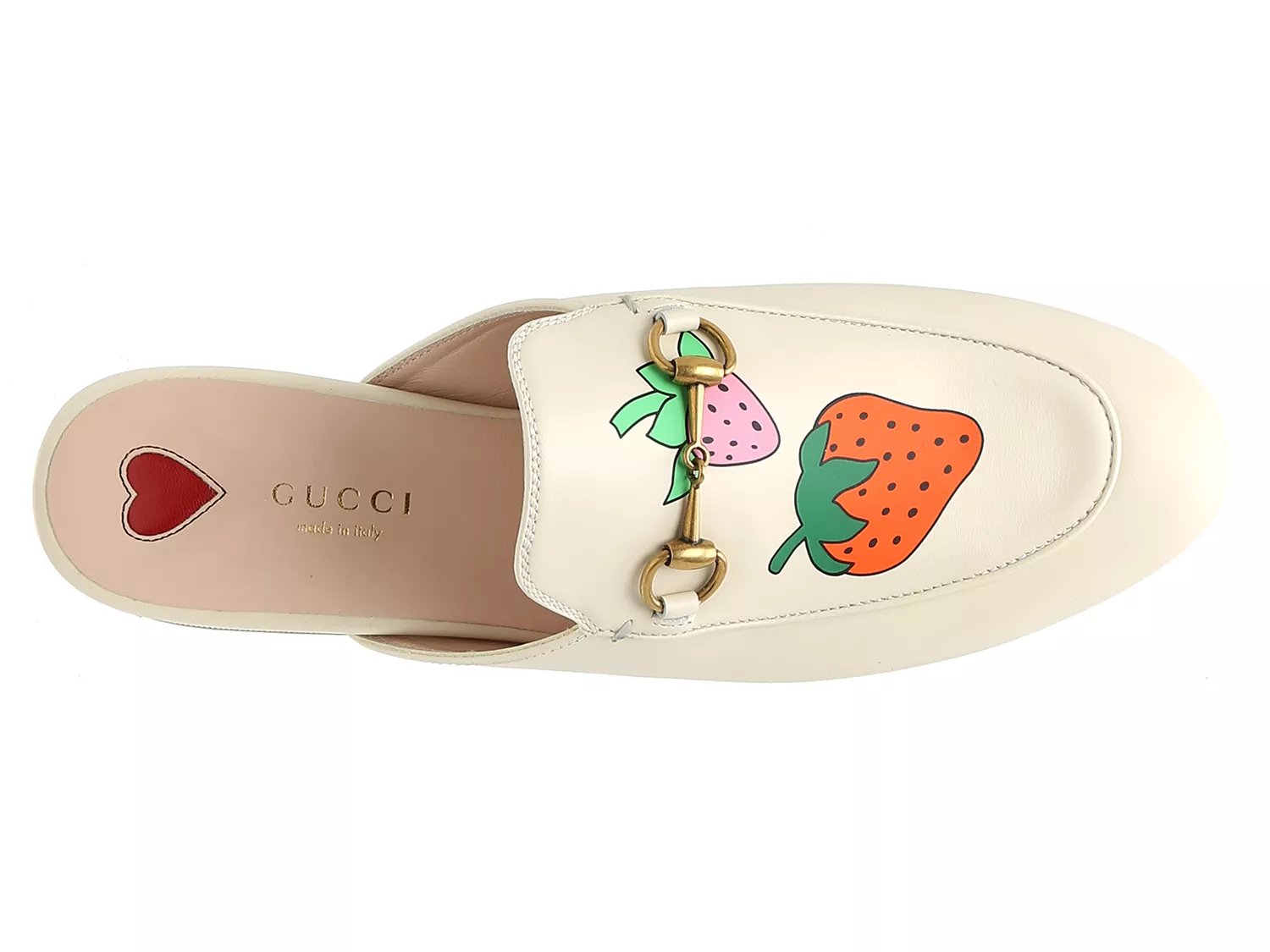 gucci strawberry mules