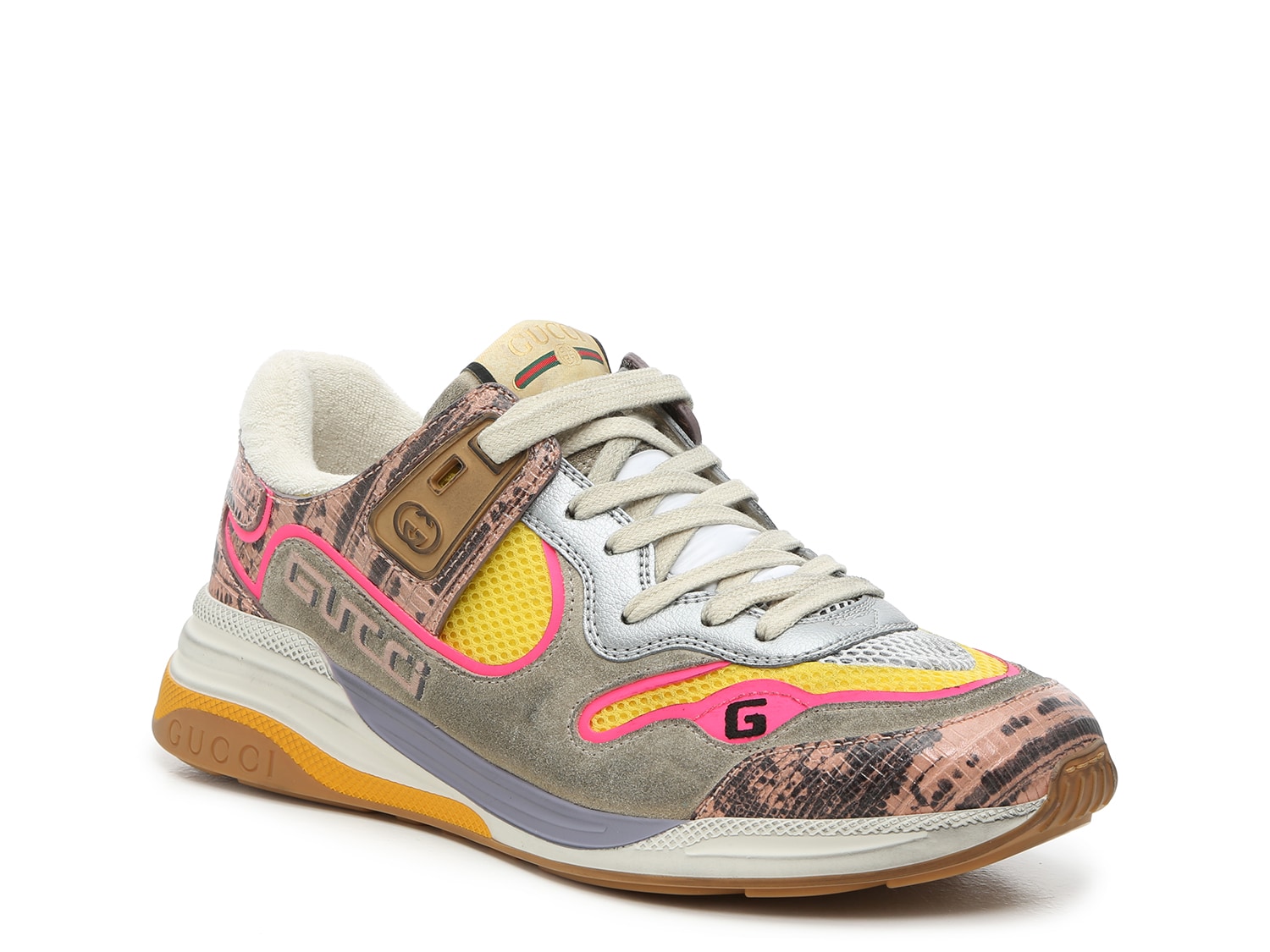 gucci tennis shoes pink