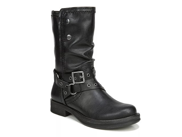 Black moto boots dsw sale