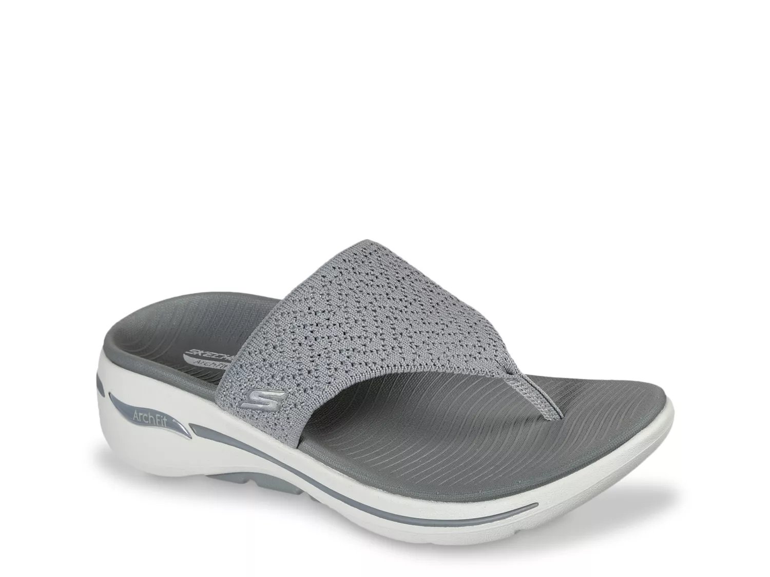 dsw skechers flip flops