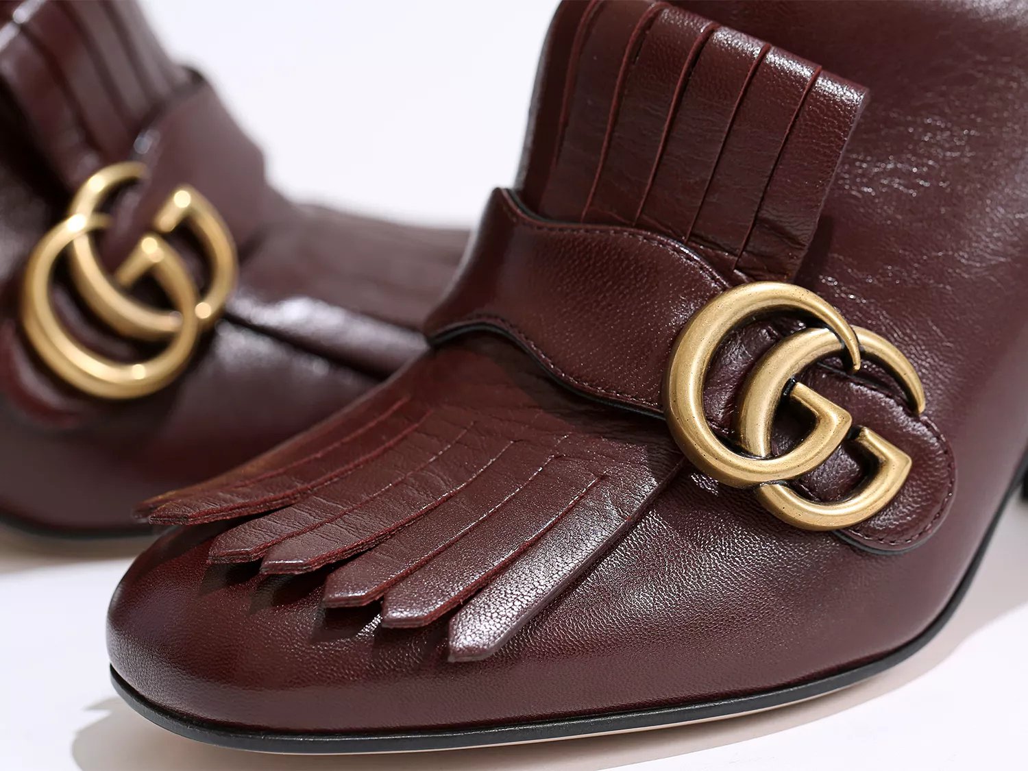 gucci brown booties