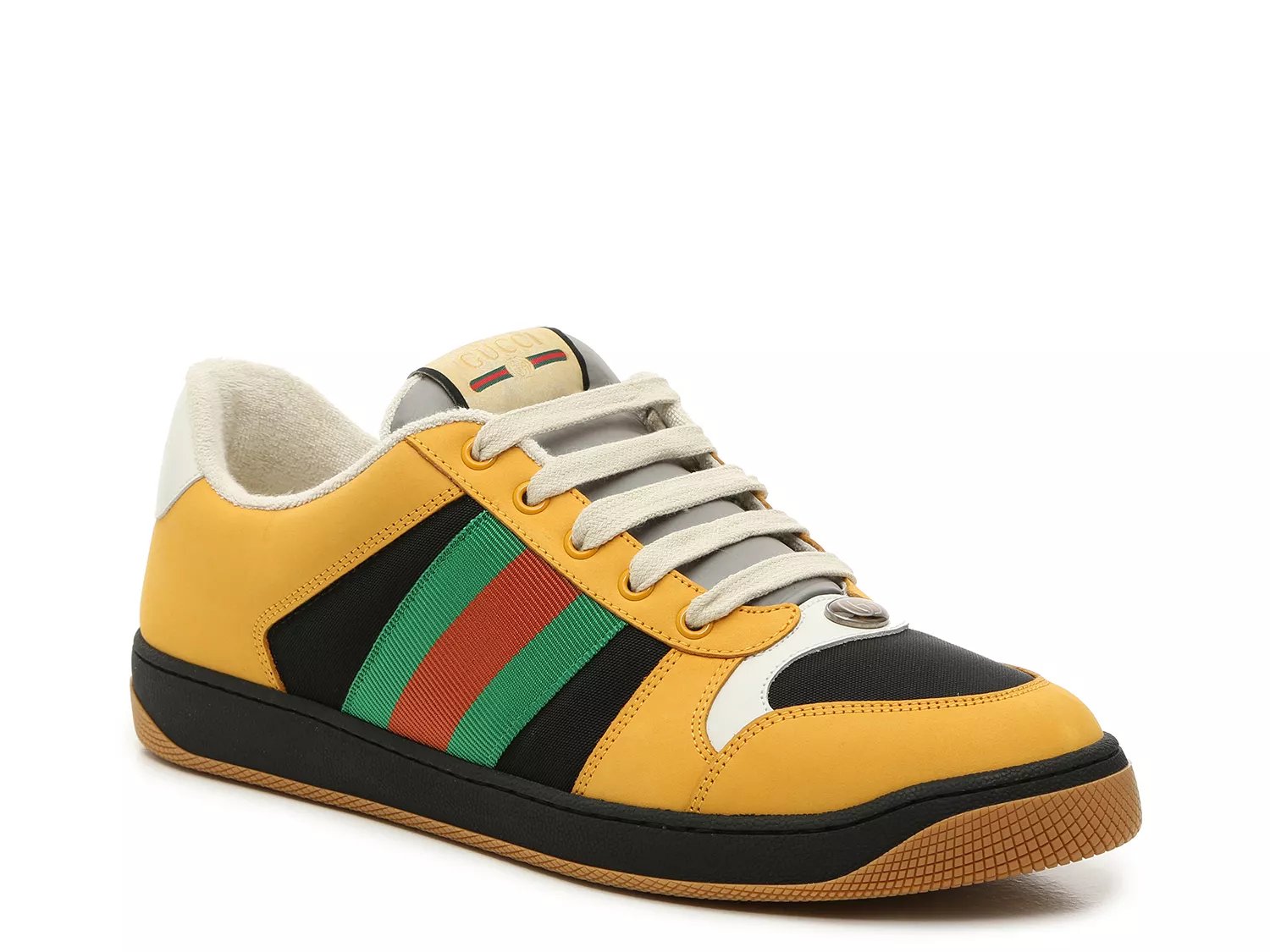 Gucci store yellow sneakers