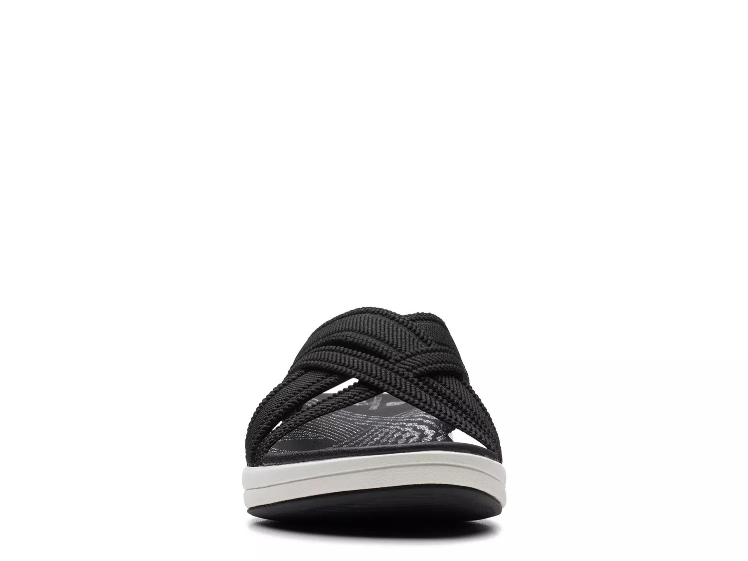 Clarks Damen Glide Walk Flip-Flop, Schwarz Synthetik, 35 EU