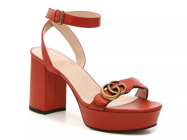 Gucci marmont 55 platform store sandal