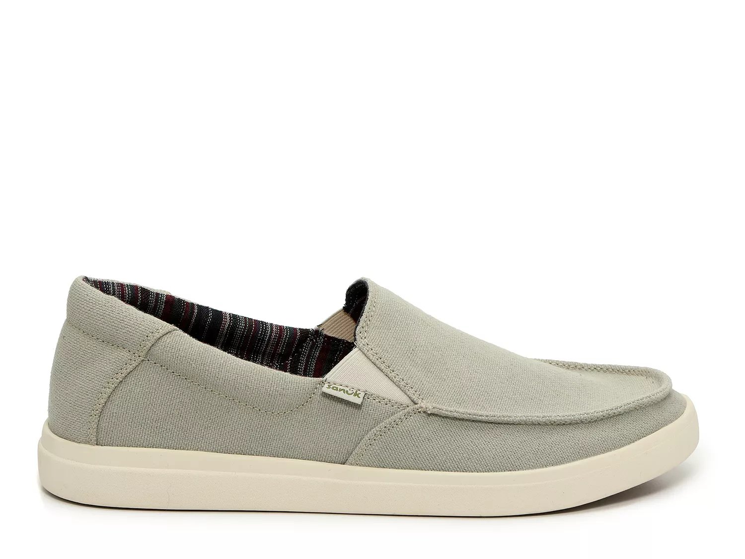 sideline linen 2 slip on