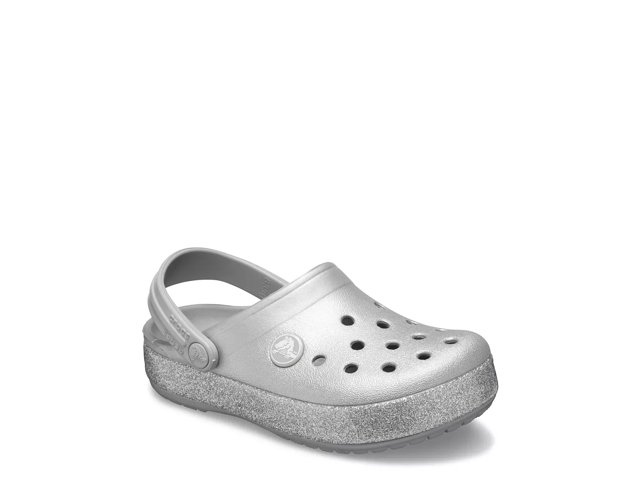 Kids crocband glitter clog sales