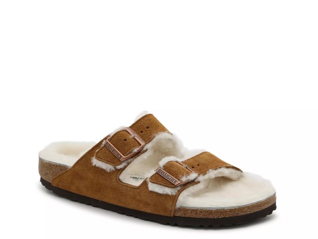 Birkenstock Arizona Shearling Slide Sandal Men s