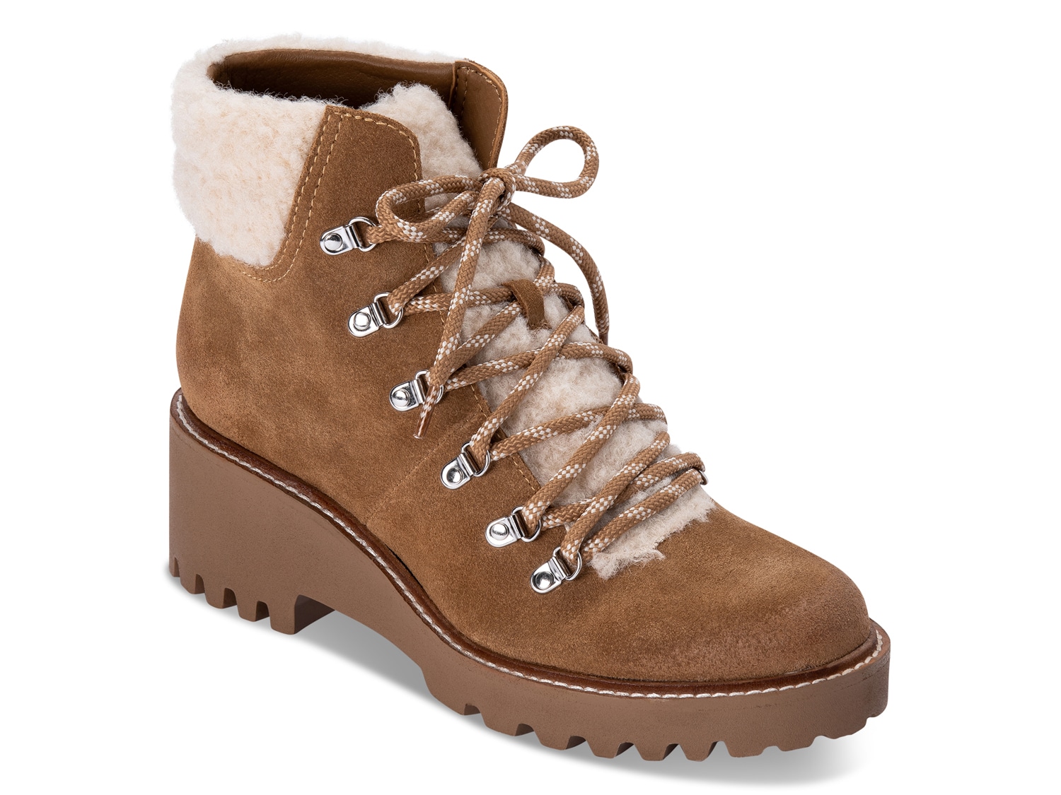 hanley almond suede leather ankle boots