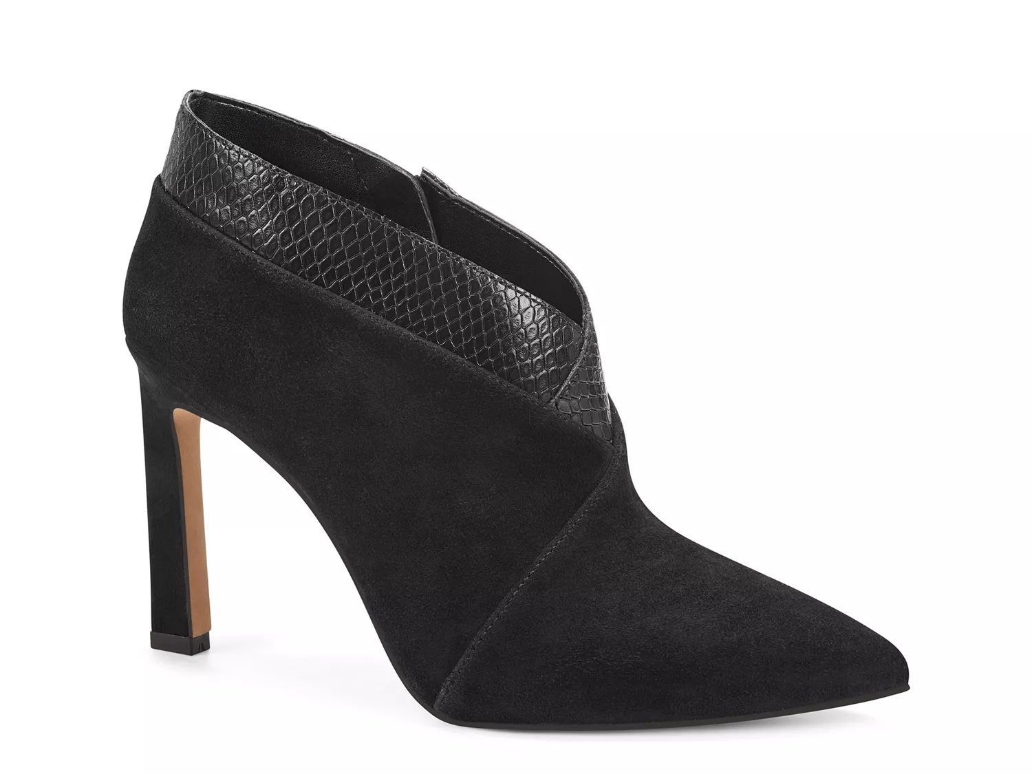 pointed toe booties no heel
