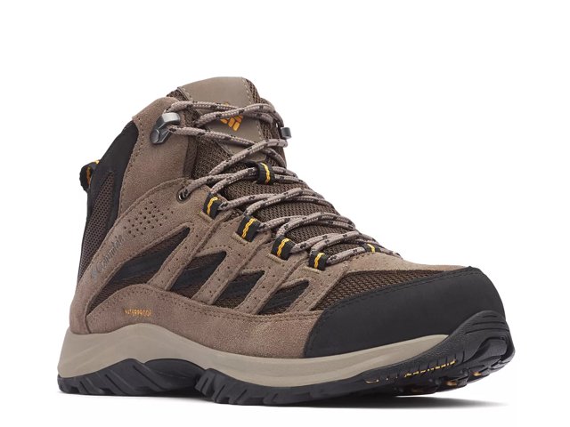 Columbia Crestwood Mid Waterproof Hiking Boot Men s Free Shipping DSW
