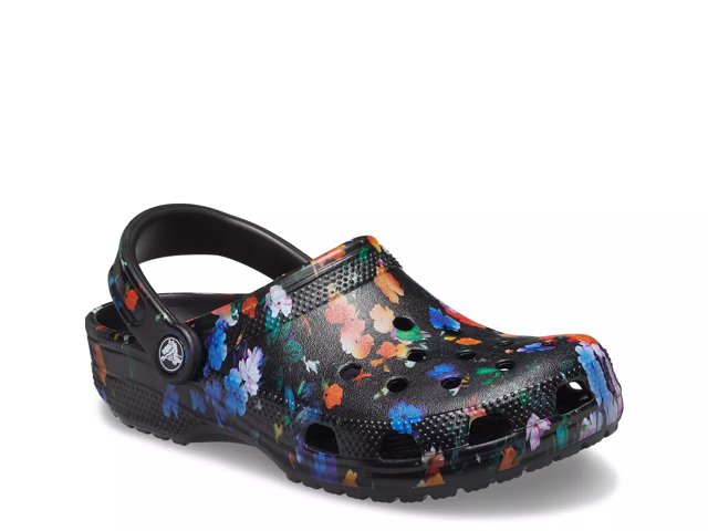 Classic printed floral crocs clearance