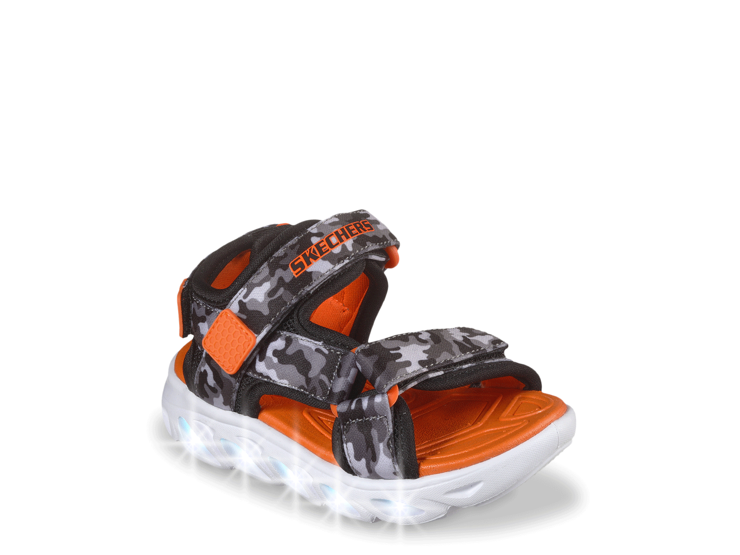 Skechers Lights HypnoSplash Sun Breaks Sandal Kids' Free Shipping DSW