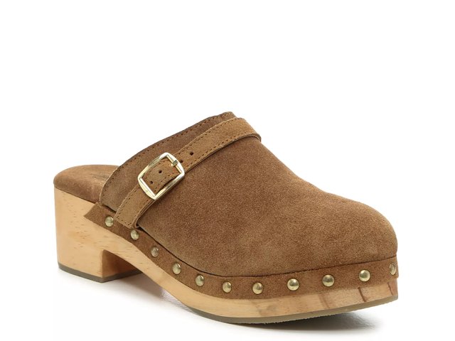 Skechers suede clogs on sale