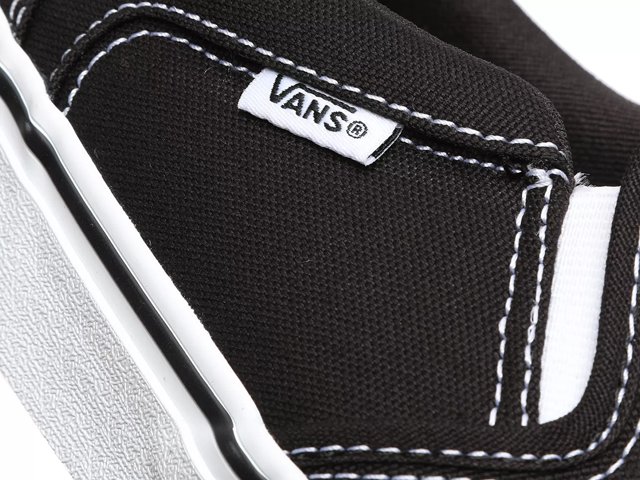Vans slip on top with strap