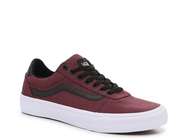 Burgundy hot sale vans dsw