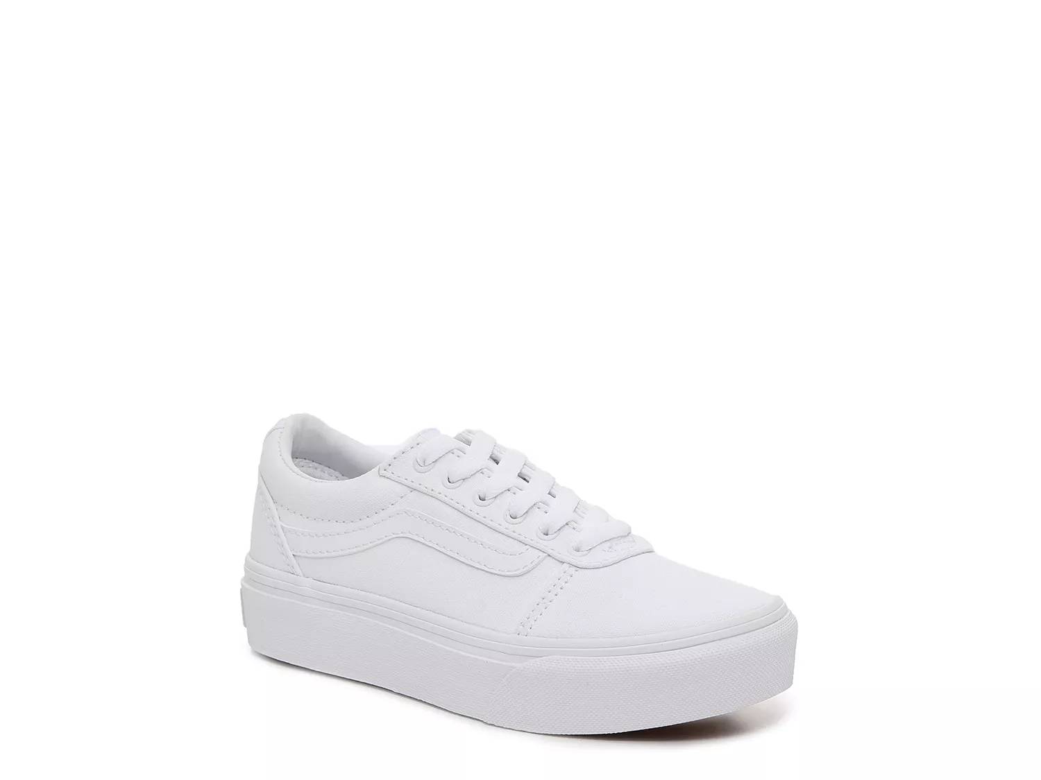 Vans Ward Platform Sneaker - Kids' - Free Shipping | DSW