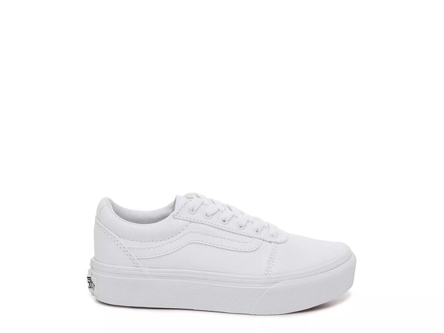 Vans Ward Platform Sneaker Kids Free Shipping DSW