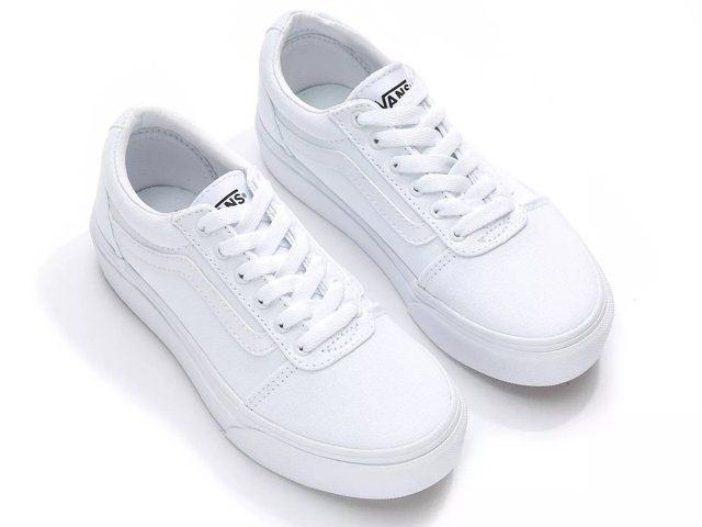 Vans Ward Platform Sneaker Kids Free Shipping DSW