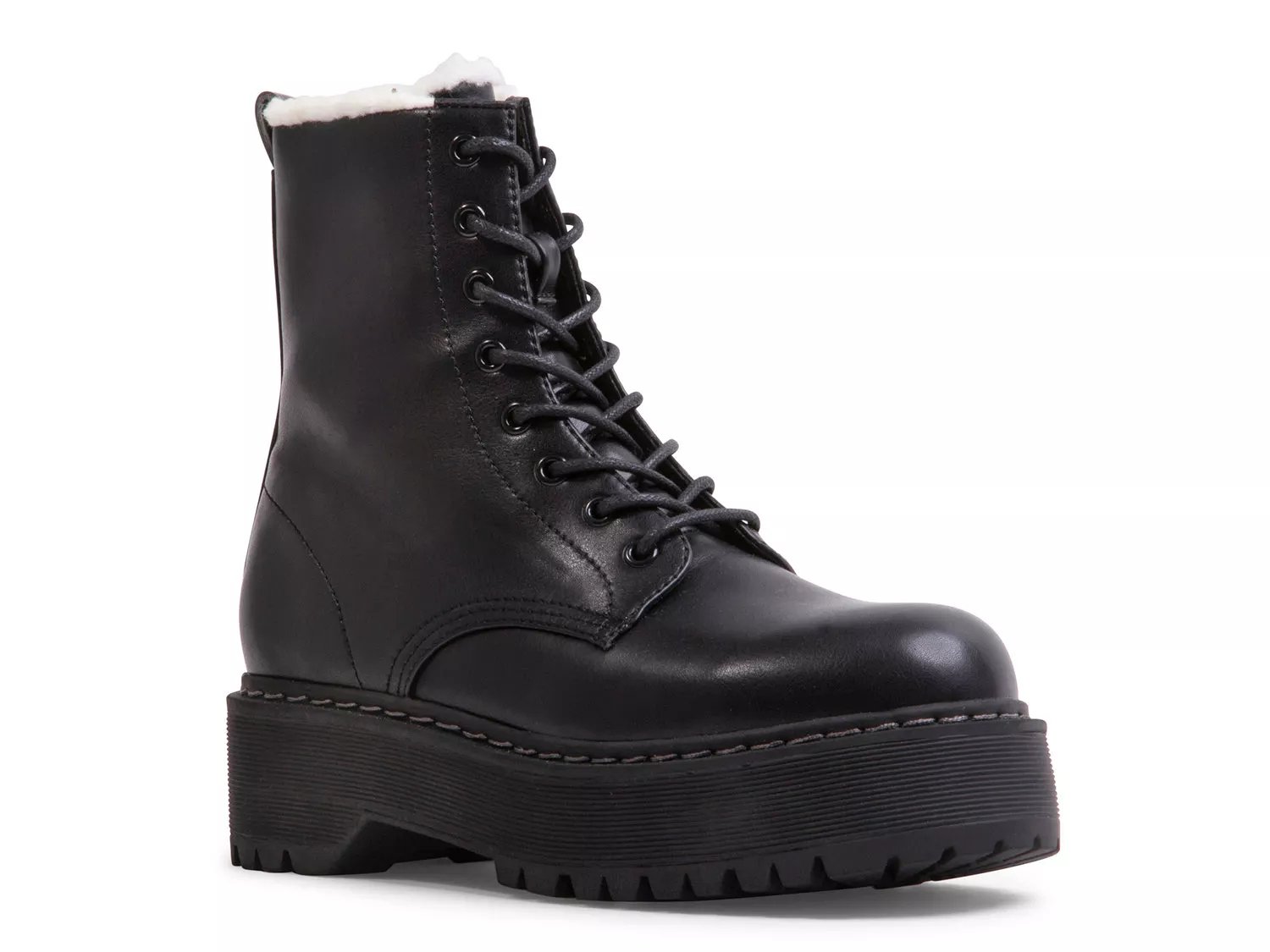 Steve madden combat boots dsw on sale