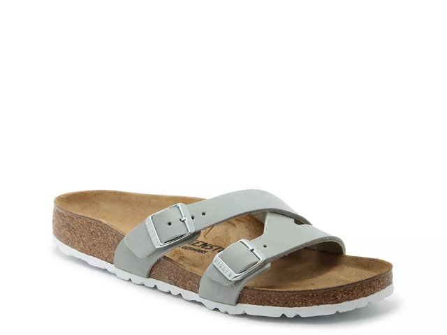 Yao metallic slide sandal birkenstock shop