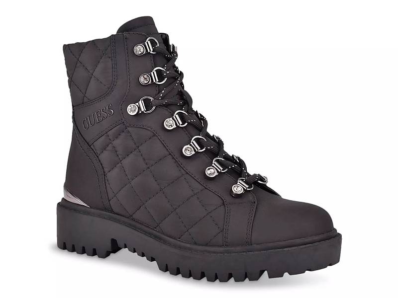 Guess black store boots dsw