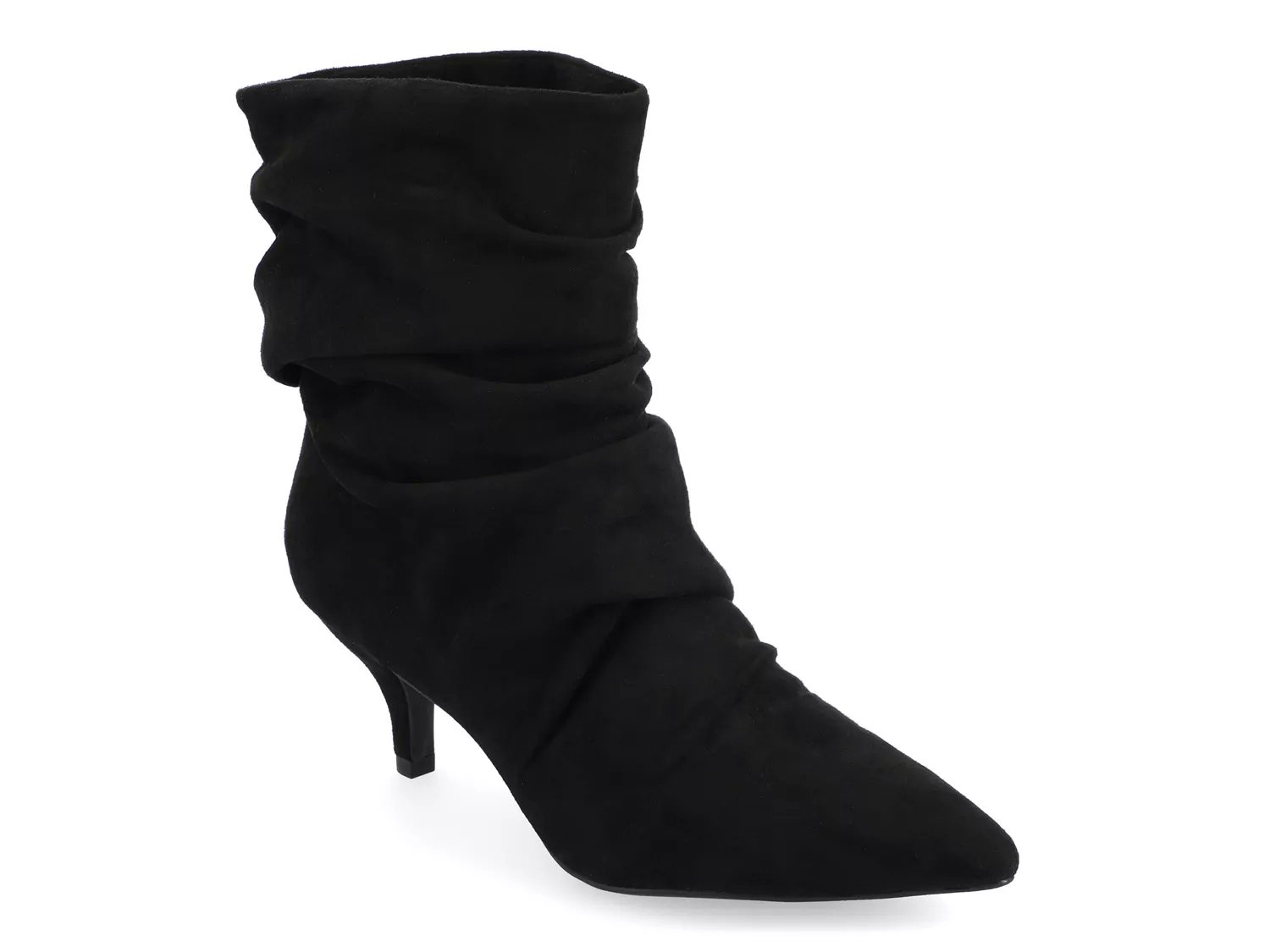 womens black suede slouch boots