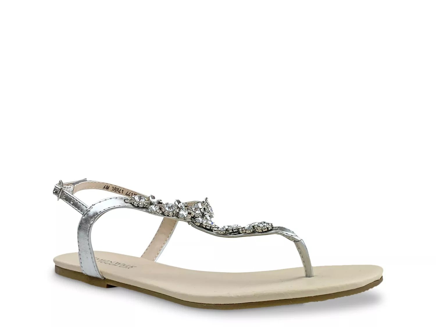 Dsw hot sale silver sandals