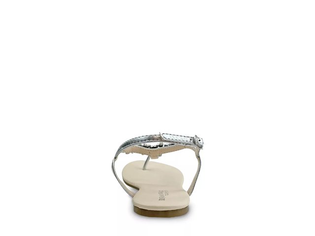 Dsw silver flat sandals online